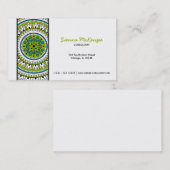 Carte De Visite Consultant Henna Mehndi (Devant / Derrière)