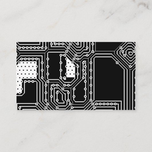 Carte De Visite Consultant informatique (Dos)