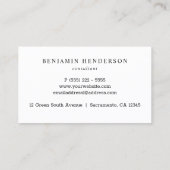 Carte De Visite Consultant moderne du US Flag (Dos)