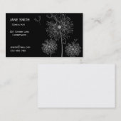 Carte De Visite Consultant moderne en platine élégant (Devant / Derrière)