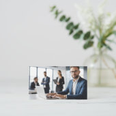 Carte De Visite Consultant moderne - Ingénieurs de technologie (Debout devant)