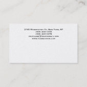 Carte de visite consultant moderne simple (Dos)