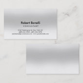 Carte de visite consultant moderne simple (Devant / Derrière)