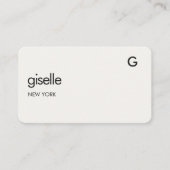 Carte De Visite Consultant Neutral QR Code (Devant)