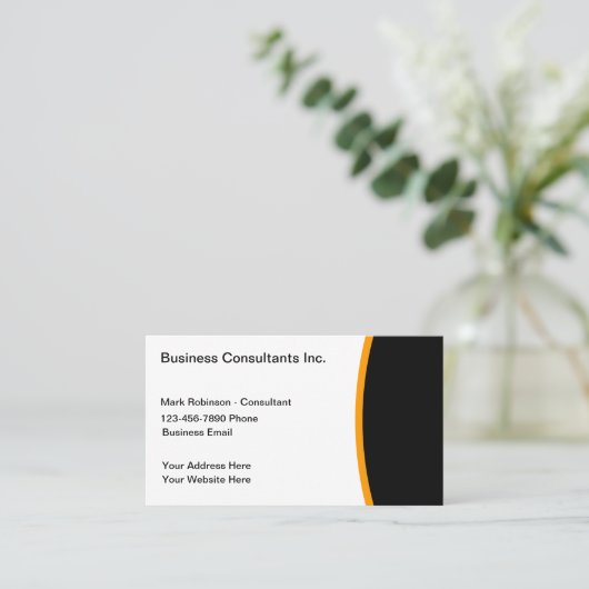 Carte De Visite Consultant professionnel (Debout devant)