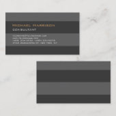 Carte De Visite Consultant professionnel à la mode et élégant (Devant / Derrière)