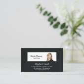 Carte De Visite Consultant professionnel Ajouter une photo (Debout devant)