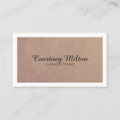 Carte De Visite Consultant professionnel élégant (Devant)