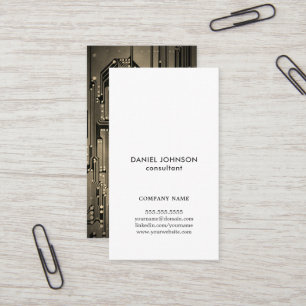 Carte De Visite Consultant professionnel Elegant Circuit Board