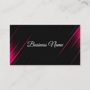 Carte De Visite Consultant professionnel en calligraphie rose et n