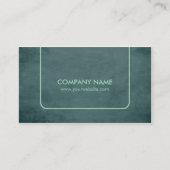 Carte De Visite Consultant professionnel en vert texturé (Devant)
