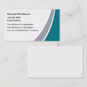 Carte De Visite Consultant professionnel moderne (Devant / Derrière)