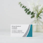 Carte De Visite Consultant professionnel moderne (Debout devant)