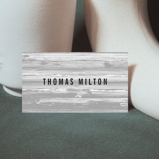 Carte De Visite Consultant professionnel sur les lignes de gris si