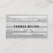 Carte De Visite Consultant professionnel sur les lignes de gris si (Devant)