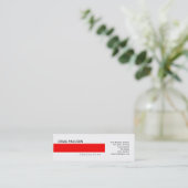 Carte de visite consultant simple et branché (Debout devant)