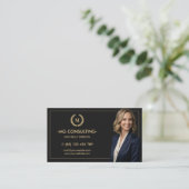 Carte De Visite Consultant Stratégique Moderne Expert-Comptable Ag (Debout devant)