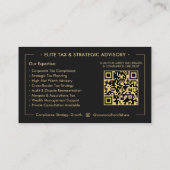 Carte De Visite Consultant Stratégique Moderne Expert-Comptable Ag (Dos)