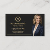 Carte De Visite Consultant Stratégique Moderne Expert-Comptable Ag (Devant)