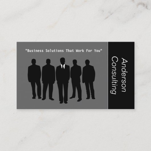 Carte De Visite Consultants professionnels (Devant)