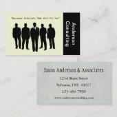 Carte De Visite Consultants professionnels (Devant / Derrière)