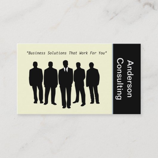 Carte De Visite Consultants professionnels (Devant)