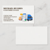 Carte De Visite Consumer Truck Deliveries | Driver (Devant / Derrière)