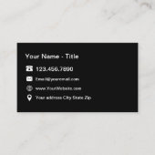 Carte De Visite Contact professionnel (Devant)