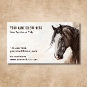 Carte De Visite Contact professionnel d'illustration de cheval per