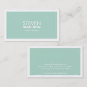 Carte De Visite Contemporain (Devant / Derrière)