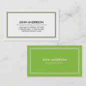 Carte de visite contemporain (Devant / Derrière)