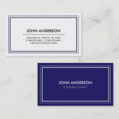 Carte de visite contemporain (Devant / Derrière)