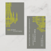 Carte de visite contemporain de lustre (Devant / Derrière)