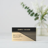 Carte de visite contemporain d'or antique (Debout devant)