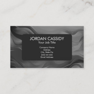 Carte De Visite Contemporain Noir Et Blanc Votre Logo Simple