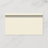 Carte De Visite Contemporain polyvalent (Dos)