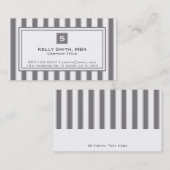 Carte de visite contemporain professionnel (Devant / Derrière)