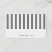 Carte de visite contemporain professionnel (Dos)