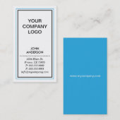 Carte de visite contemporain simple (Devant / Derrière)