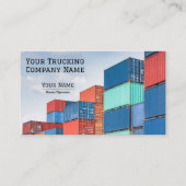 Carte De Visite Contenants / Camionnage (Devant)