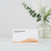 Carte De Visite Contour des vagues - Sable (Debout devant)