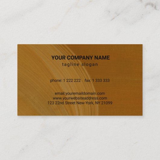 Carte De Visite Contour Peint Simple (Dos)