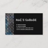 Carte De Visite Contractant de la construction d'Cartes de visite  (Dos)