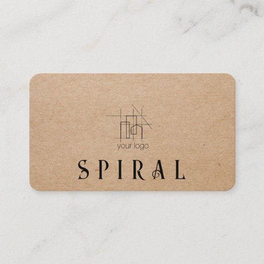 Carte De Visite Contractant de la construction du bâtiment Papier  (Devant)