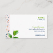 Carte De Visite Contractant du bâtiment Construction moderne (Dos)