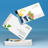 Carte De Visite Contractant du bâtiment Construction moderne