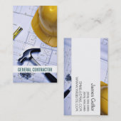 Carte De Visite Contractant général Constructeur (Devant / Derrière)