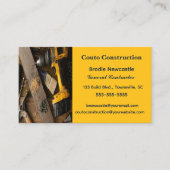 Carte De Visite Contractant général modifiable (Devant)