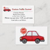 Carte De Visite Contractant personnalisé de l'indicateur de contrô (Devant / Derrière)