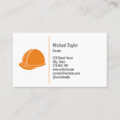 Carte De Visite Contracteur de construction professionnelle Métal (Dos)